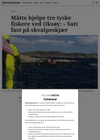 Måtte hjelpe tre tyske fiskere ved Oksøy: - Satt fast på skvalpeskjær