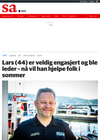 Lars (44) er veldig engasjert og ble leder - nå vil han hjelpe folk i sommer