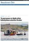 To personer er døde etter båtulykken utenfor Hvaler