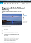 En person er død etter båtulykke i Tønsberg