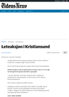 Kvinne funnet i god behold etter leteaksjon i Kristiansund