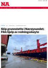 Skip grunnstøtte i Nærøysundet: Fikk hjelp av redningsskøyte