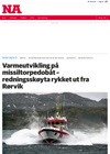 Varmeutvikling på missiltorpedobåt - redningsskøyta rykket ut fra Rørvik