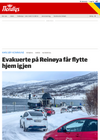 Evakuerte på Reinøya får flytte hjem igjen