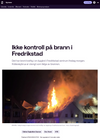 Har fått kontroll på brann i Fredrikstad